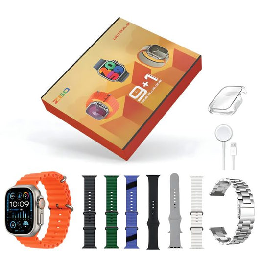Z60 Ultra™ 2 Smartwatch 9+1 Combo Pack – 49mm Display | Bluetooth Calling | Multi-Sport Modes