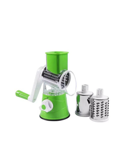 SlicePro™ 3-in-1 Drum Grater & Slicer – Multi-Use Kitchen Cutter | Fast Prep | Safe & Easy
