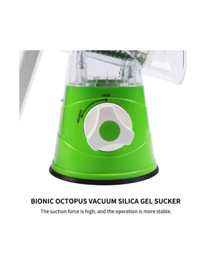 SlicePro™ 3-in-1 Drum Grater & Slicer – Multi-Use Kitchen Cutter | Fast Prep | Safe & Easy