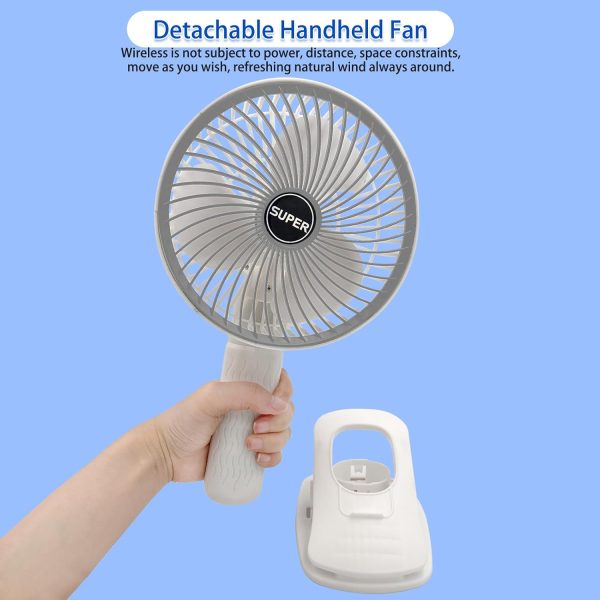 AirGlide™ 3-Speed Rechargeable Desk Fan – Silent Cooling | USB Powered | Easy One-Touch Use