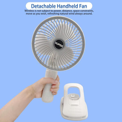 AirGlide™ 3-Speed Rechargeable Desk Fan – Silent Cooling | USB Powered | Easy One-Touch Use