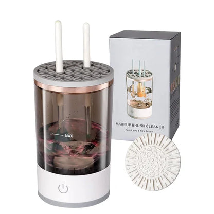 GlowSpin™ Electric Makeup Brush Cleaner – USB Rechargeable Auto Washer
