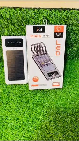 SunCharge™ Solar Power Bank with TWS Earbuds & Phone Stand – 2-in-1 Charging & Audio Companion