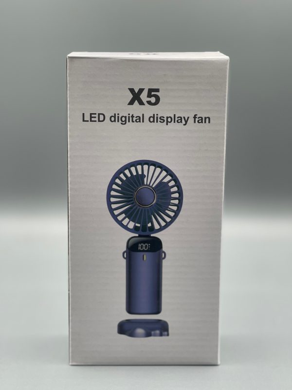 BreezeMate™ Portable Handheld Fan with Phone Stand