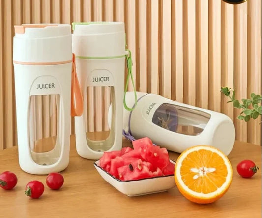 FreshBlend™ USB Rechargeable Portable Juicer – 8 Blade 350ml